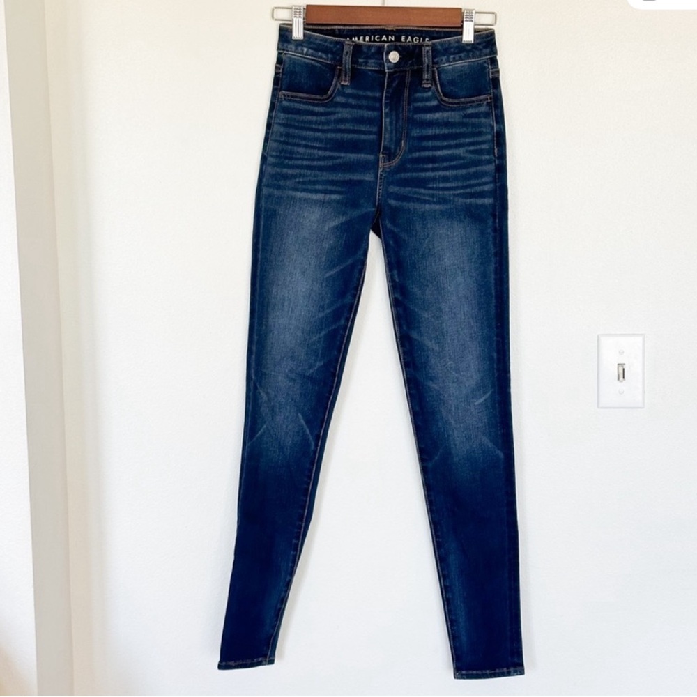 American Eagle Outfitters Women's Blue Jeans Size 0